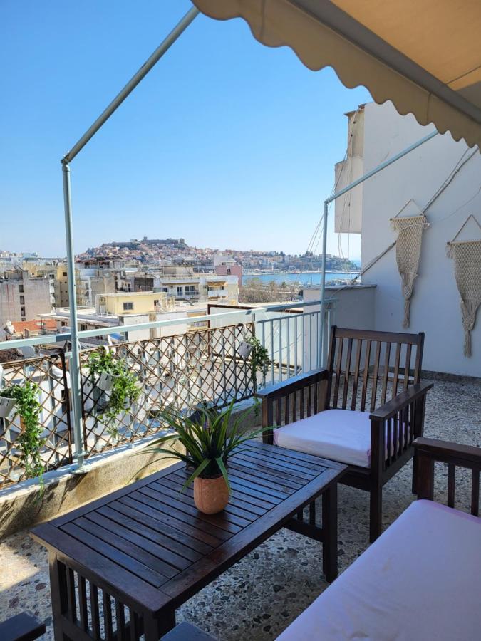 Roof Garden-Studio Appartement Kavala Buitenkant foto